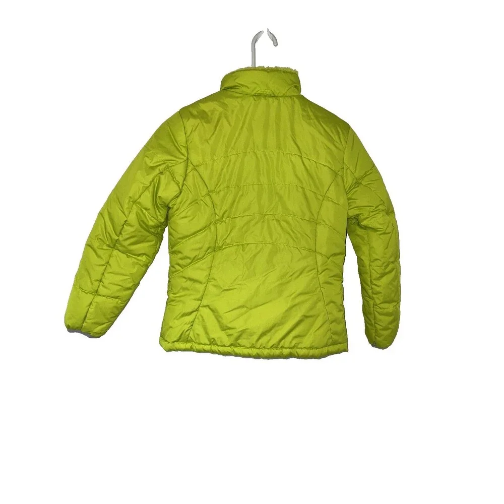 ZeroXposur Puffy Coat‎ Girls M(10/12) Chartreuse Hiking Camping Jacket Play Coat